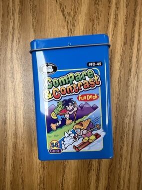 Compare & Contrast Fun Deck - Blue Tin